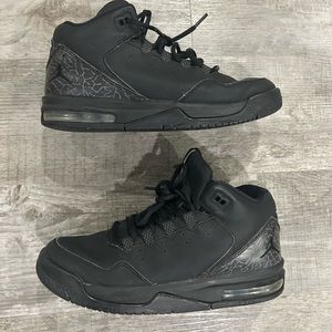 Air Jordan Flight Orgin 2 Black Big Kids Sneaker Size 5.5Y Used Condition